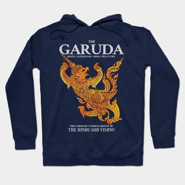 The Garuda Mural Painting Hoodie by KewaleeTee